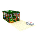 Forest theme Indoor playground little kids playpen with door